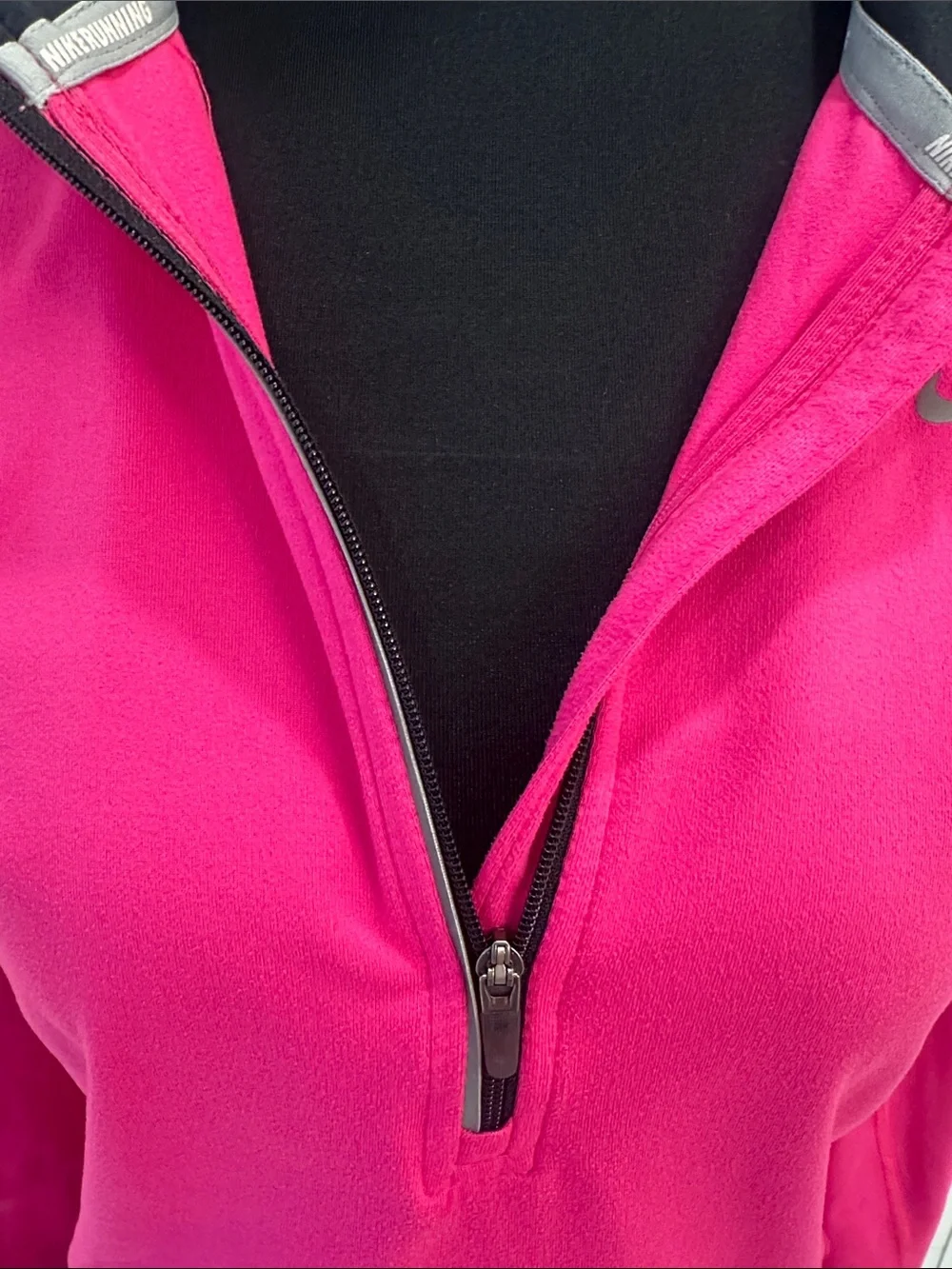 Nike Hot Pink Half-Zip Performance Top